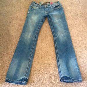 ADIKTD Distressed Jeans Size 2.  W27x 33L